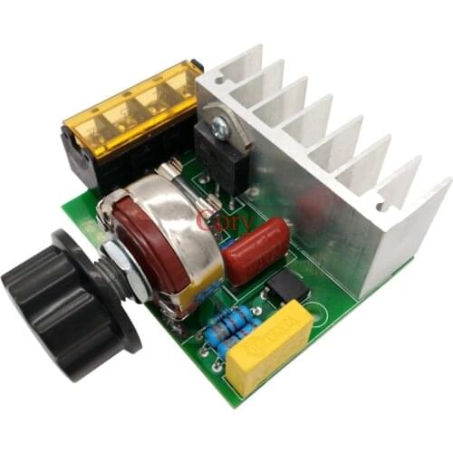 1PC 4000W High power electronic voltage regulator 220V Silicon controlled voltage regulator regulating temperature/light CZYC