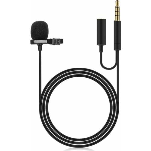 POWERMASTER JH-043-A 3.5MM JACK AND EARPHONE GİRİŞLİ YOUTUBER LAVALIER microphone