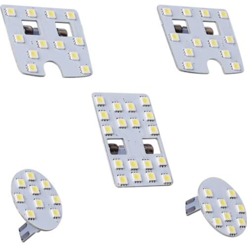 For Toyota Camry Altis Aurion 40 XV40 2007~2011 Interior Lights Dome Map Room Roof LED Lamps Reading Lamp Trunk Canbus Car Bulbs