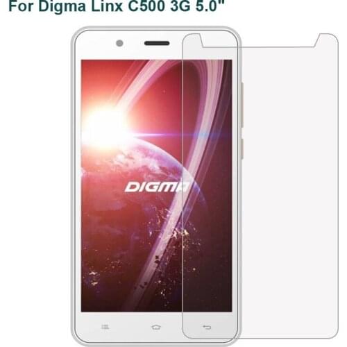 For Digma Linx C500 3G Telefon Glass 9H High Quality Protective Film Explosion-proof Screen Protector For Digma VOX S507 4G