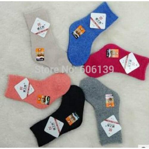 0-1 Years Old Boys girls Woolen Socks Baby Kids Warm Hosiery Children Autumn Winter Wear Cotton Sock 10pairs/lot