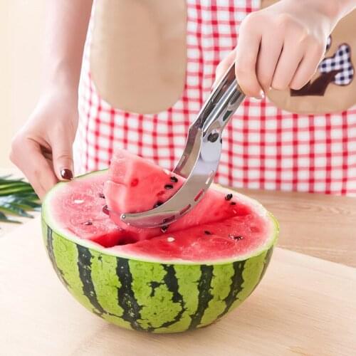1PC Watermelon Slicer Stainless Steel Kitchen Cutter Knife Useful Fruit Vegetable Cutting Tools Household Kitchen Gadgets