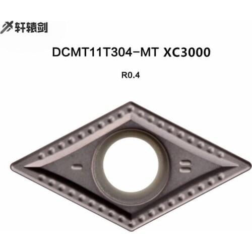 10PCS DCMT11T304 FG HQ MT PS XC3000 Cermet Machining Parts And Stainless Steel Turning Inserts, CNC Lathe Tools