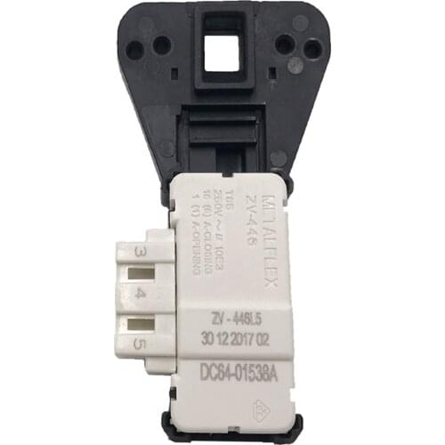 100% New Original ZV-446L5 DC64-01538 Electronic Door Lock Delay Switch For Samsung Washing Machine Parts