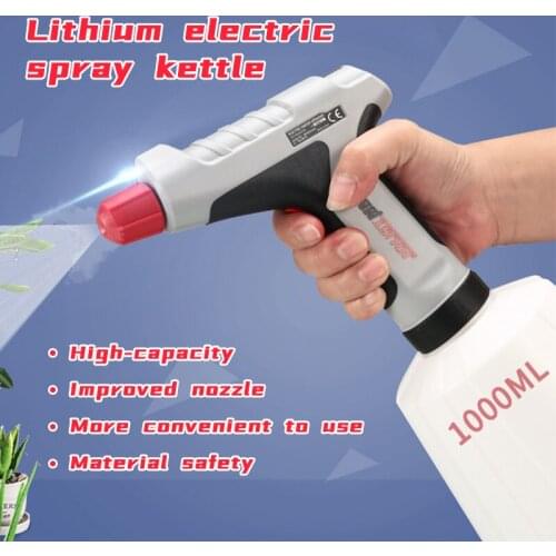 High Pressure Cleaner Airless Paint Spray Gun Water Gun Airbrush 4.2 V Li-ion Battery Rechargeable Household Garden Sprinkler