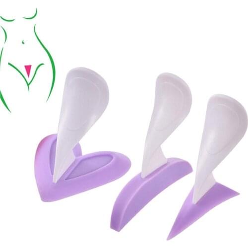 Privates Shaving Stencil Intimate Hair Removal Women Heart Triangle Shape Pubic Hair Razor Bikini Trimmer Intimate Shaver Tool