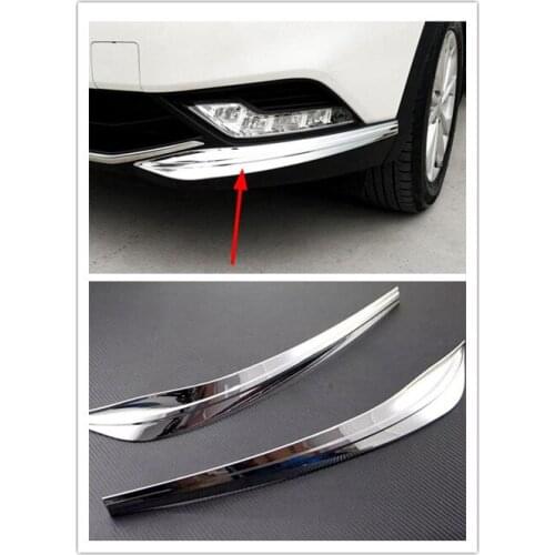 For Nissan Dualis Qashqai 2015-2018 Asian models ABS Chrome cover of the top rear of trunk Trim guard rear door