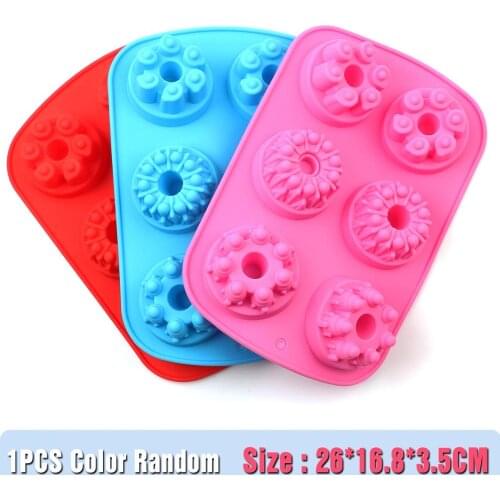 NEW Flower Shape Silicone Soap flower cake bakeware tool muffin cupcake jello pudding ice mould pastry biscuit baking mold DIY