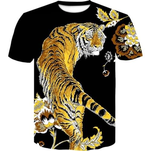 Novelty 3D Golden Chain Print Baroque Brand T-shirt 2021 Summer style short sleeve luxury Royal men clothes hip hop tops & tees