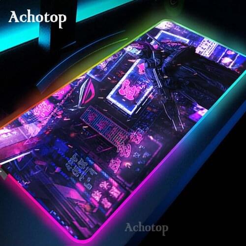 Asus Rog LED Light Gaming Mouse Pad Gaming Play Mats Gaming Setup Mesa Gamer Backlit Mat Republic of Gamers Mouse Mat With RGB