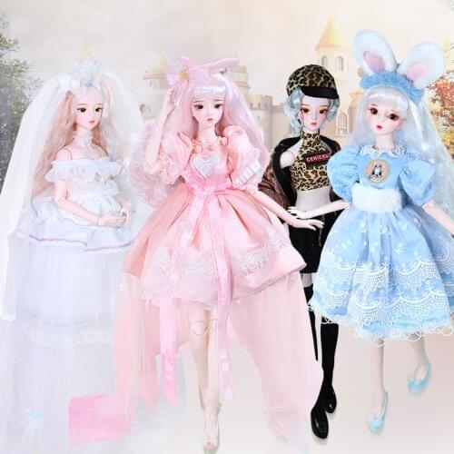 DBS Dream Fairy Series 1/3 BJD 62cm girl joint body doll Body,Including With Official makeup and hair eyes clothes ICY SD
