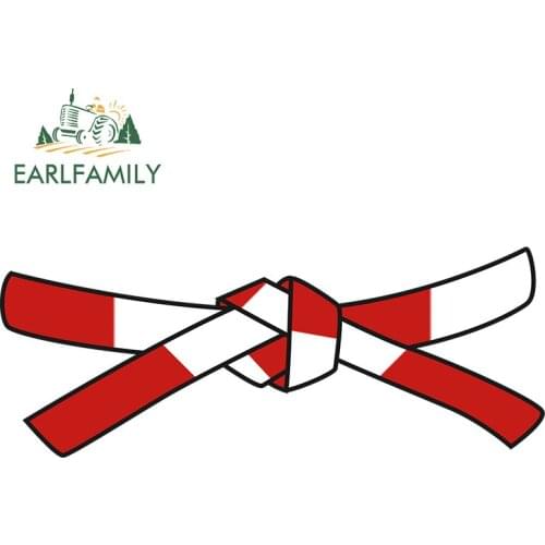 EARLFAMILY 13cm x 5cm for Jiu Jitsu Car Stickers Car Refrigerators Decal Motorcycle Personality Funny Graffiti Bumper Decals