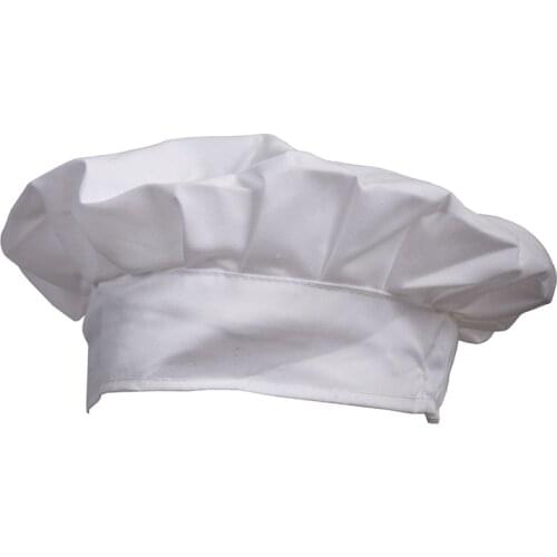 Fancy Dress Party Baker Cook BBQ Kitchen White Chef Hat
