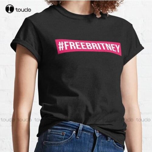 New Free Britney Classic 5 T-Shirt Cotton Tee Shirt Unisex mens big & tall t-shirts