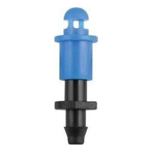 Wholesale 200pcs/lot Blue Mini Reflection Misting Nozzle With 1/4'' Barbed Hose Connector Garden Fruit Tree Watering Sprinkler