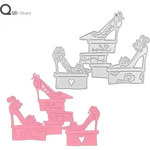 Scrapbook Cutting Dies Carbon Steel Embossed Album Card Cut and Paste Paper Art Template High Heels 2021 New Metal Cutting Dies