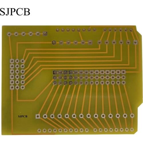 SJPCB Manufacturer Yellow Solder Mask Black Silkscreen No Extra Charge For Color Printed Circuit Board Quick Delivery Time