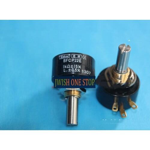 SFCP22E-8864 conductive plastic potentiometer 1K 5K 10K CIRCLE NO STOP