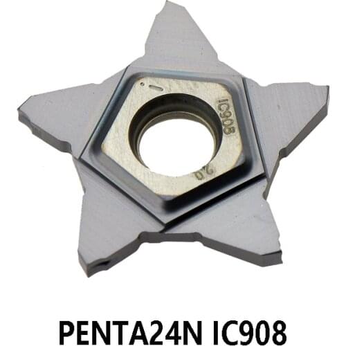 Overlord sword PENT PENTA24N PENTA24N200J020 PENTA24N150J010 PENTA24N230J020 PENTA24N247J020 IC908 Pentagram Lathe Inserts 10pcs