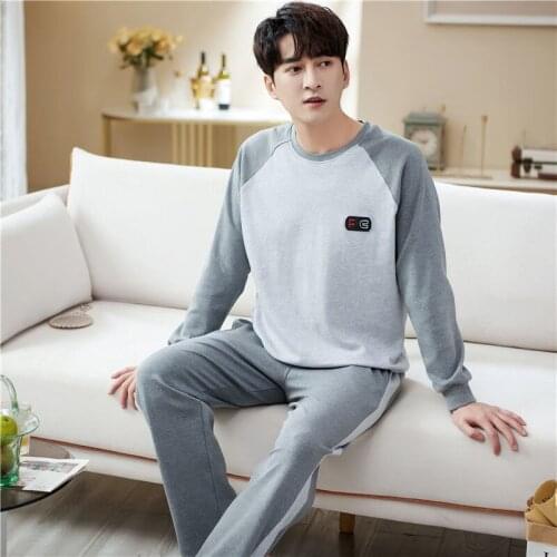 WLWFYWLT Men's Cotton Pajamas