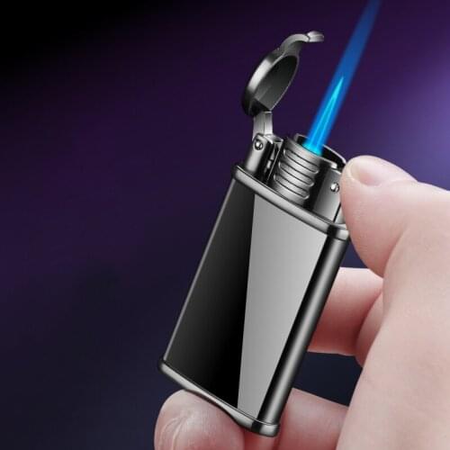 Retro Gas Lighter Butane Turbo Lighter Windproof Cigarettes Lighters Metal Lighters Smoking Accessories Gadgets For Men