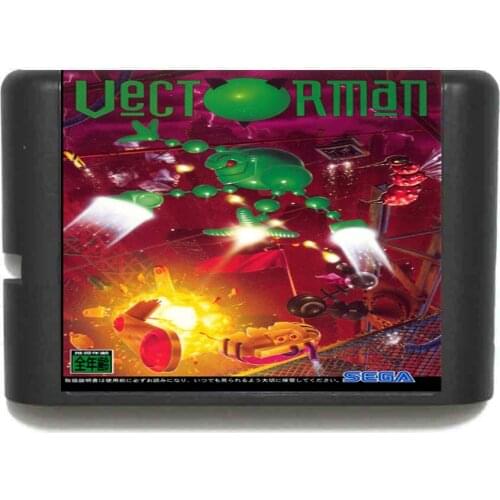 Vectorman 16 bit MD Game Card For Sega Mega Drive For Genesis