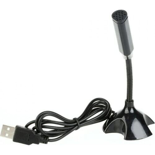 Adjustable USB Laptop Microphone Mini Studio Speech Microphone Stand Mic With Holder For Desktop PC Laptop Live Streaming