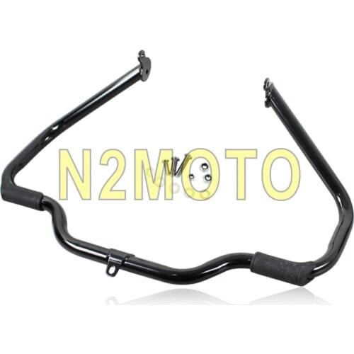 Motorcycle Black Highway Engine Guard Crash Bar Rail Bumper Protector for Harley Touring Road King Street Glide Electra 09-2017