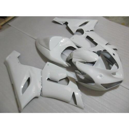 Custom painted Fairing kits for Kawasaki NINJA ZX 6R 2005 2006 zx6r 05 06 all white ABS plastic motorcycle fairings set HP1