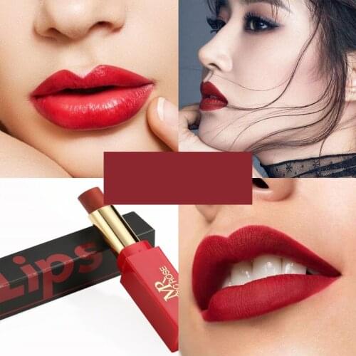 Music Rose Wholesale Makeup Lip Gloss 24 Colors Matte Lipstick Waterproof Long Lasting Beauty Lipgloss Packaging Bags Gift