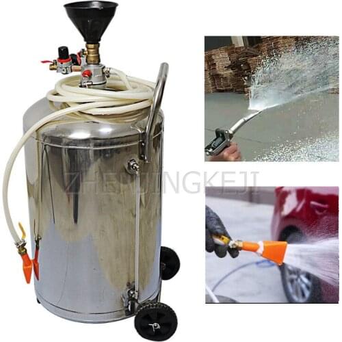 80L Pneumatic Foam Machine Car Beauty Industry Professional Equipment Stainless Steel No Scratches Wipe-Free Car Wash Tools