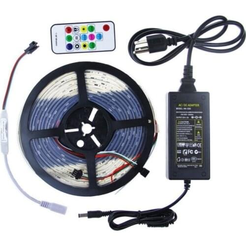 [Seven Neon]Full Color Pixel LED Strip,5m Digital WS2811 30led LED Strip light+12V 3A power adaptor +RF14Keys RF Remote Controll