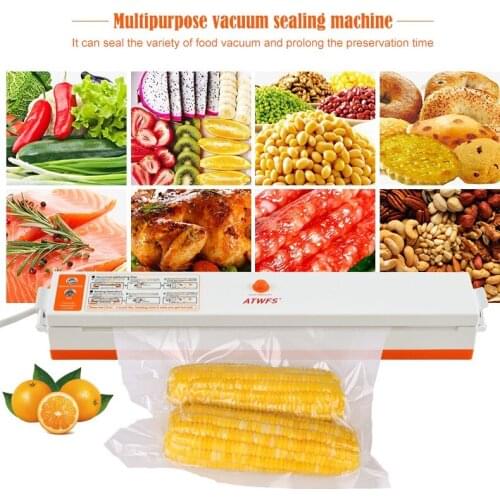 Portable Vacuum Sealing Packaging Machine Using For Meat Vegetable Fruit Fast Sealer Device Keep Fresh