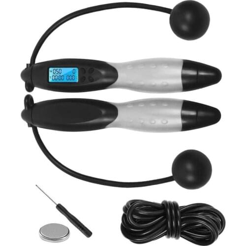Smart Electronic Digital Adult Jump Rope Calorie Consumption Professional Crossfit Indoor Training Fitness Exercise Skip Rope