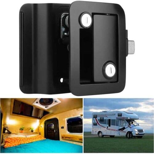 RV Door Lock Entry Access Inside Outside Handle Knob Latch for Camper Cavaran