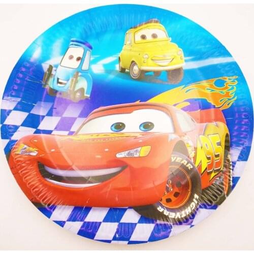 10pcs/set 7inch Disposable Plate Children Party Supplies Kid Birthday For Kid Birthday Party Decoration