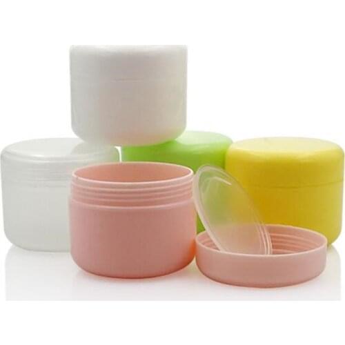 10Pcs/Lot Refillable Bottles Plastic Empty Makeup Jar Pot Travel Face Cream/Lotion/Cosmetic Container