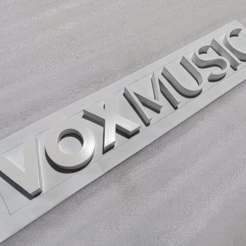 3D painted 304 stainless steel outdoor metal channel letter