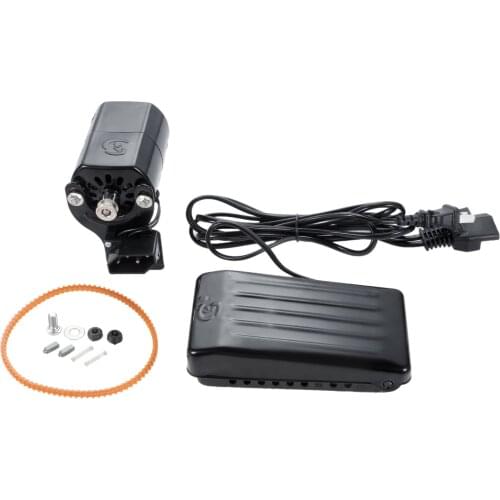 5pcs/set Motor Foot Pedal Controller fit Old Household Home Sewing Machine 10000 R/Min 0.9A 220V 50Hz 180W with Carbon Brush