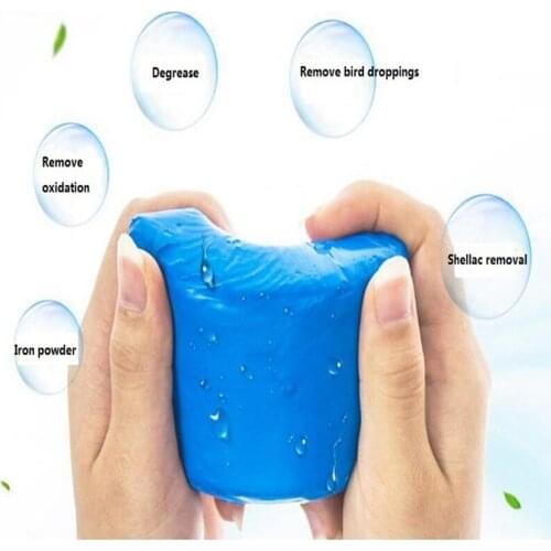 Car Wash Mud Truck Wash Maintenance Tool Portable Detail Magic Clay Bar 100g Cleaning Tool Reliable Decontamination Ability 5 pc