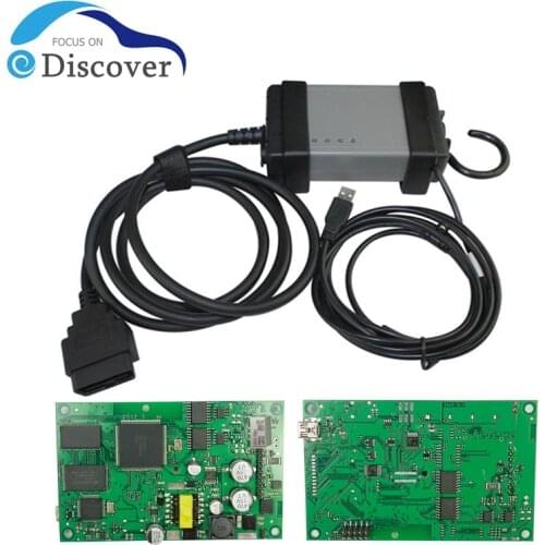 VIDA DICE EWD 2014D Dice Vida 2015A Super Multi-Language Full Chip 2014D Green PCB Board OBD2 Diagnostic Scanner