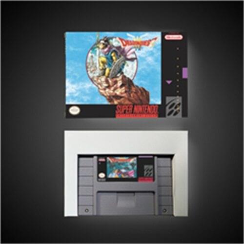 Dragon Quest III 3 - RPG Game Card Battery Save US Version Retail Box