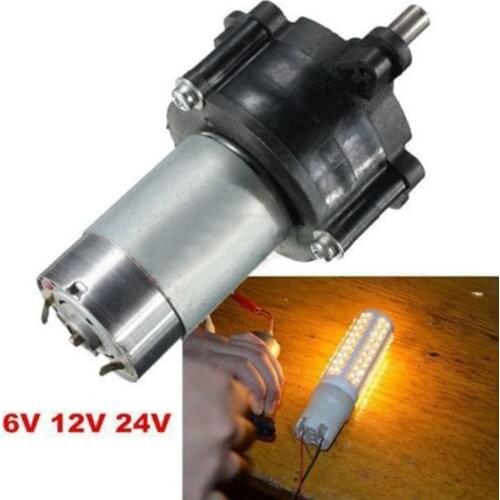 DC 6V 12V 24V Wind Turbine Generator Kit Micro Hand Dynamo Generator Generator For Standby Lighting Power Supply