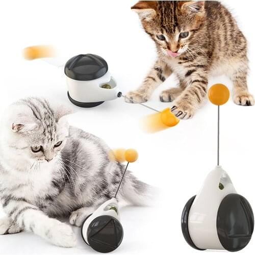 Interactive Toys For Cats Non-Electric Catnip Tumbler Kitten Interactive Balance Cat Pet Toy With Catnip Funny Pet Products