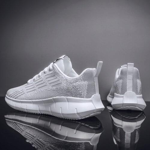 Mens Casual Shoes Hot Sale Men Black Casual Shoes Comfortable Breathable Fashion Sneakers Mesh Sports For Male