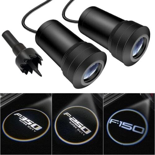 AEING 2* Ghost Shadow Logo welcome Car LED Door Light Laser Courtesy Slide Projector light For Ford F150/F250/F350 Super Outy