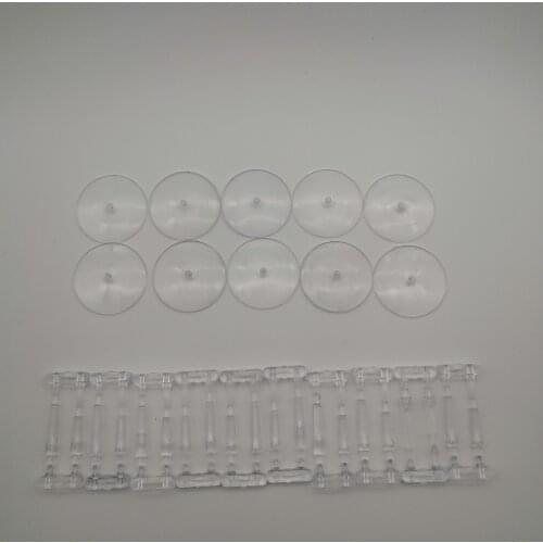 Lot Of 10PCS 32mm Round Transparent Flight Stand For Miniature Wargames Table Games
