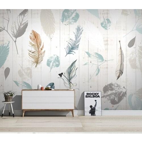 Bacaz 3D Mural Wallpaper Southeast Asia Tropical Rainforest Banana Leaf Photo Background Wall Murals Hand paint Wallpaper Moder