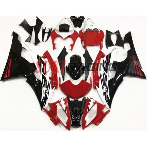 Fairing Kit For YAMAHA YZF-R6 2008 2009 2010 2011 2012-2016 Motorcycle ABS Plastic Red&Black Full Body Fairing Bodywork