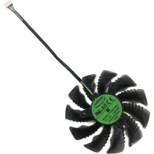 Single T129215SU PLA09215S12H VGA GPU Cooler 85mm Fan For GIGABYTE GTX1660 GTX 1650 SUPER Graphics Card Cooling